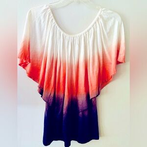 Tye-dye Reba McIntyre brand shirt from Dillard’s.